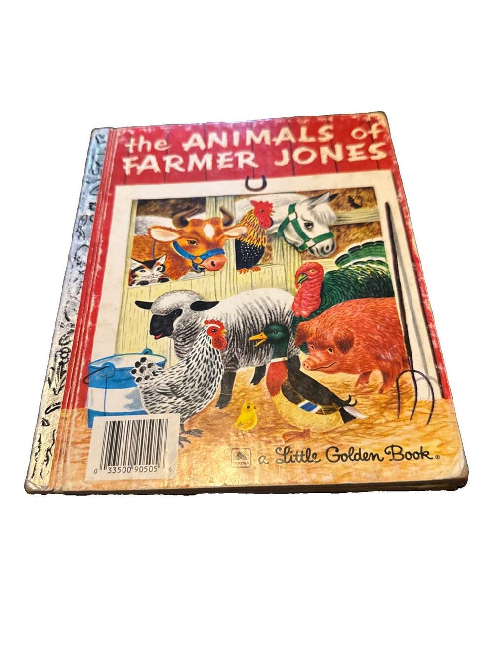 THE ANIMALS OF FARMER JONES Leah Gale Richard Scarry Vintage 1979 Little Golden